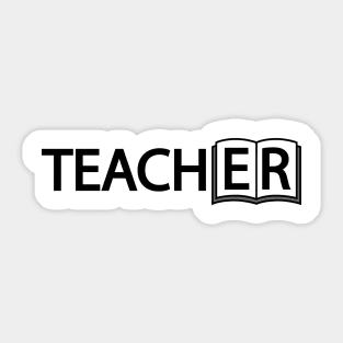 Teacher teaching artsy Sticker